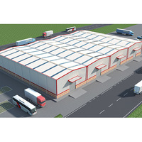 Kits d'ateliers et d'entrepôts en structure métallique RUIXING avec solutions de bâtiments industriels en métal, design moderne, garantie de plus de 5 ans