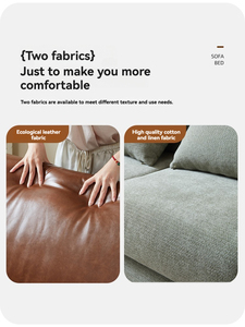 Modern Italian Genuine Leather L-Shape <b>Sofa</b> Bed 2 Seater Convertible Foldable Pull Couch Luxury Living Room <b>Sleeper</b> <b>Sofa</b> - Product Image 4