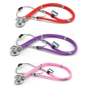 Stetoscopio a Doppia Testa in Acciaio Inox 304 per Adulti, Pediatrico e Neonatale, 5-in-1 con Doppio Tubo per Infermieri e Medici, Certificato CE - Product Image 4