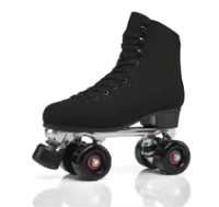 Nouveaux patins à roulettes doubles pour adultes, coque en fibre superfine, roues en PU, cadre en métal, patins à roulettes quad