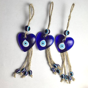 Adorno Colgante de Macramé Hecho a Mano, Corazón con Ojo de Diablo, Decoración Moderna para Cocina - Product Image 2