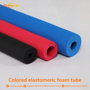 Tube en caoutchouc NBR FUNAS pour tuyauterie, isolant thermique et acoustique, résistant au feu, pour conduites d'eau chaude et froide - Product Image 1