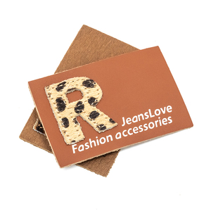 <strong>Custom</strong> Brand <strong>Jeans</strong> Clothing Tag PU Leather <strong>Label</strong> with Printed Embossed Design Eco-Friendly Customizable for Garment &amp; Bags - Product Image 6