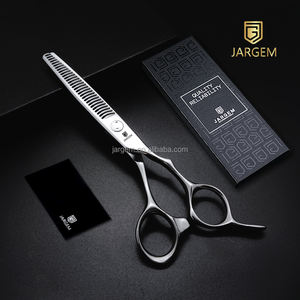 日本VG10ヘアはさみダブルサイド歯薄いプロ用薄板バーバーはさみヘアカット用 - Product Image 4