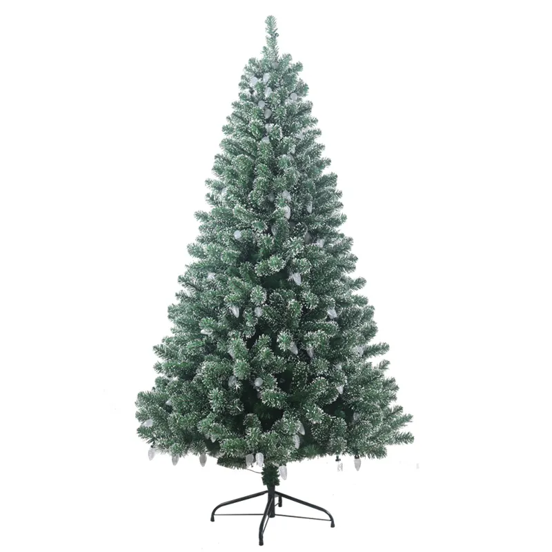Simulation PVC6FT Christmas Tree spray white LED lights Christmas ornaments used for decoration wholesale custom direct sales
