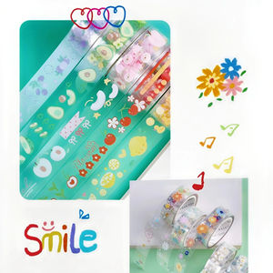 XMC-STICKERS Juego de Cintas Decorativas Washi PUNK, Lindas Plantas Verdes, Cinta Decorativa Floral para Álbumes de Recortes, Diarios, Decoración DIY y Manualidades - Product Image 1