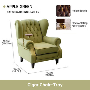 Poltronas de Luxo para Sala de Estar: Sofá Moderno e Poltrona de Couro Genuíno para Mobiliário de Sala - Product Image 4