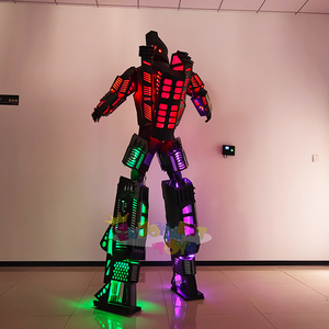 New Arrival LED Light-up MECHA Robot Linh Vật Trang phục công nghệ cao đi bộ Robot bầu không khí Prop cho sự kiện & Đảng - Product Image 3