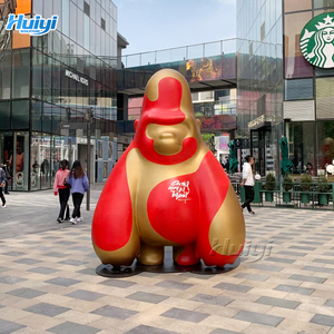 Escultura <span class=keywords><strong>de</strong></span> Gorila <span class=keywords><strong>de</strong></span> Fibra <span class=keywords><strong>de</strong></span> Vidrio <span class=keywords><strong>de</strong></span> Tamaño Real Personalizada, Estatua <span class=keywords><strong>de</strong></span> King Kong <span class=keywords><strong>de</strong></span> Resina para Decoración <span class=keywords><strong>de</strong></span> Parques, Zoológicos y Hoteles al Aire Libre - Product Image 6