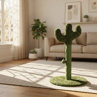 Arbre à chat moderne Cactus, tour d'escalade en sisal et papier, griffoir Catsoul, écologique, durable, pour usage intérieur