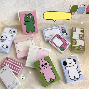 Cute Cartoon Memo Pad Office School Use Diary Writing Notes Mul Shape Paper Personalized Sticky Notes Stationery Supplies