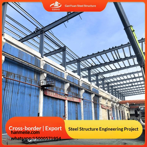 Estructura de Acero de Camboya, Estructura de Acero en H para Proyectos Agrícolas, Taller Grande, Resistente al Viento y Económico - Product Image 5