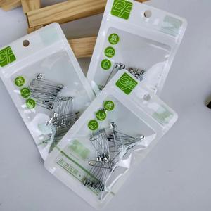 Alfileres de seguridad en bolsa, alfileres de seguridad metálicos, clips, alfileres de seguridad curvos plateados, un yuan por unidad, fuente de venta al por mayor. - Product Image 5