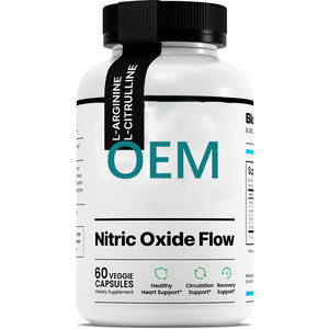 La forme de poudre de capsule d'écoulement d'oxyde nitrique stimule la circulation soutient la pression artérielle normale réduit la tension sur les muscles cardiaques - Product Image 1