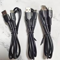Fabrication de câble de charge rapide de type C connecteur USB 2.0 câble USB bon marché type-c pour Android avec boîte