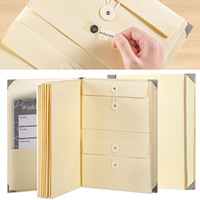 Vente chaude Manille Multi-fonctionnel Fichier Poche Split Dossier dans le cas où je vais Missing Binder Couleur personnalisée rose Bleu Jaune