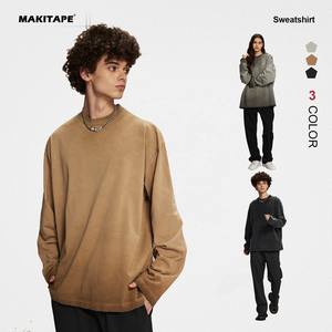 Camiseta de Algodón de Manga Larga para Hombre, Estilo Urbano, Gráfico, Vintage, de 275 g/m², Talla Grande, Personalizada con Impresión DTG de Lujo, Modelo AR2166 - Product Image 1