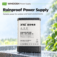 Alimentation LED XINRUI XRF-300B-12 AC/DC étanche à sortie unique 12VDC 300W pour éclairage extérieur et signalétique
