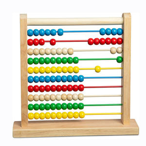 Abacus de madera tradicional para matemáticas, juguete educativo con cuentas clásicas de madera, personalizado, venta al por mayor - Product Image 5