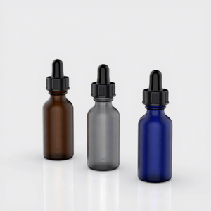 Custom Frosted Glass <b>Dropper</b> <b>Bottle</b> 100ml Skincare Serum Essential Oil Packaging Travel Brand - Product Image 2
