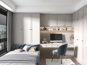 Laca de madera que hornea Tatami Muebles integrales hechos a medida Pequeño espacio Compuesto Sólido Muebles para el hogar Panel moderno - Product Image 4