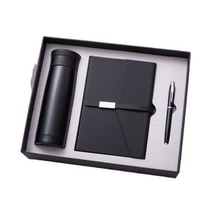 Customizable Business Gift <b>Box</b> Featuring <b>A3</b> Leather Notebook and Pen and Cup with Personalized Logo - Product Image 1