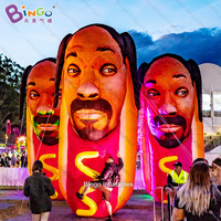 Modèle gonflable géant de hot-dog personnalisé, ballon publicitaire gonflable en forme de nourriture pour la promotion d'événements