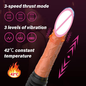 Afstandsbediening Vrouwelijke <span class=keywords><strong>Masturbator</strong></span> <span class=keywords><strong>Sex</strong></span> <span class=keywords><strong>Gun</strong></span> <span class=keywords><strong>Machine</strong></span> Verwarmend Vibrerend Stotende Automatische Dildo Zacht Milieuvriendelijk Draagbaar Vrouwen - Product Image 2