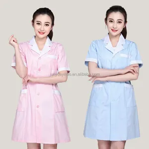 Pharmacy College Uniform High Grade Sweat-Absorbing Breathable Cotton Short Sleeves White Coat Doctor White Lab Coat