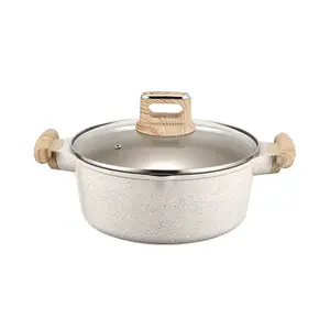 Mini nhôm Đức cảm ứng Mitshu không dính 5ply Clad maxi nhà carosel không dính đồ nấu nướng