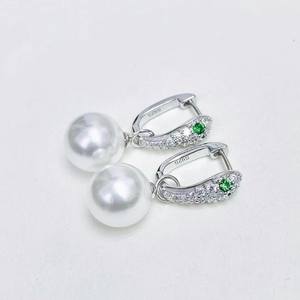 22443 S925 Accesorios de Plata para DIY con Perlas, Bandeja Vacía, Espiral de Plata, Hebilla para Joyería, Perlas de 9-15mm, Pendientes de Perlas - Product Image 3