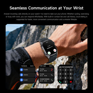 Montre connectée DS8 avec surveillance de la pression artérielle, batterie 300 mAh, étanchéité IP67, rappel d'hydratation et assistant vocal - Product Image 6
