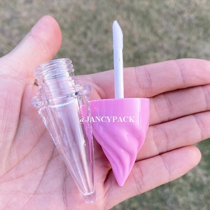 JANCY PACK 5ml <span class=keywords><strong>Lip</strong></span> <span class=keywords><strong>Gloss</strong></span> Bentuk Es Krim Warna Merah Oranye Pink Kuning untuk Anak, Tabung <span class=keywords><strong>Lip</strong></span> <span class=keywords><strong>Gloss</strong></span> Transparan Kosong Warna Pink - Product Image 6