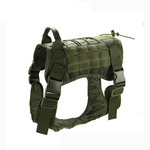 Personalized Outdoor Nylon Tactical Designer Training Pet Dog Vest Strap Harness - Product Image 4