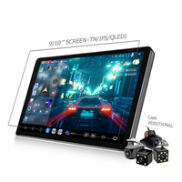 KZS TS20 Autoradio Android universel avec caméra de recul, écran tactile HD, lecteur multimédia Android 9 pouces, lecteur CD/DVD de voiture Android