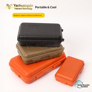 Juego de 3 Cajas de Almacenamiento de Plástico Naranja Yachuangxin, Ecológicas con Estándar Global de Reciclaje - Product Image 3