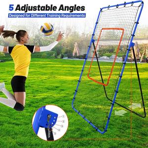 Filet de rebond multi-balles pliable réglable de 4x7 pieds pour équipement d'entraînement <span class=keywords><strong>Amazon</strong></span> pour le football de baseball et de volley-ball - Product Image 5