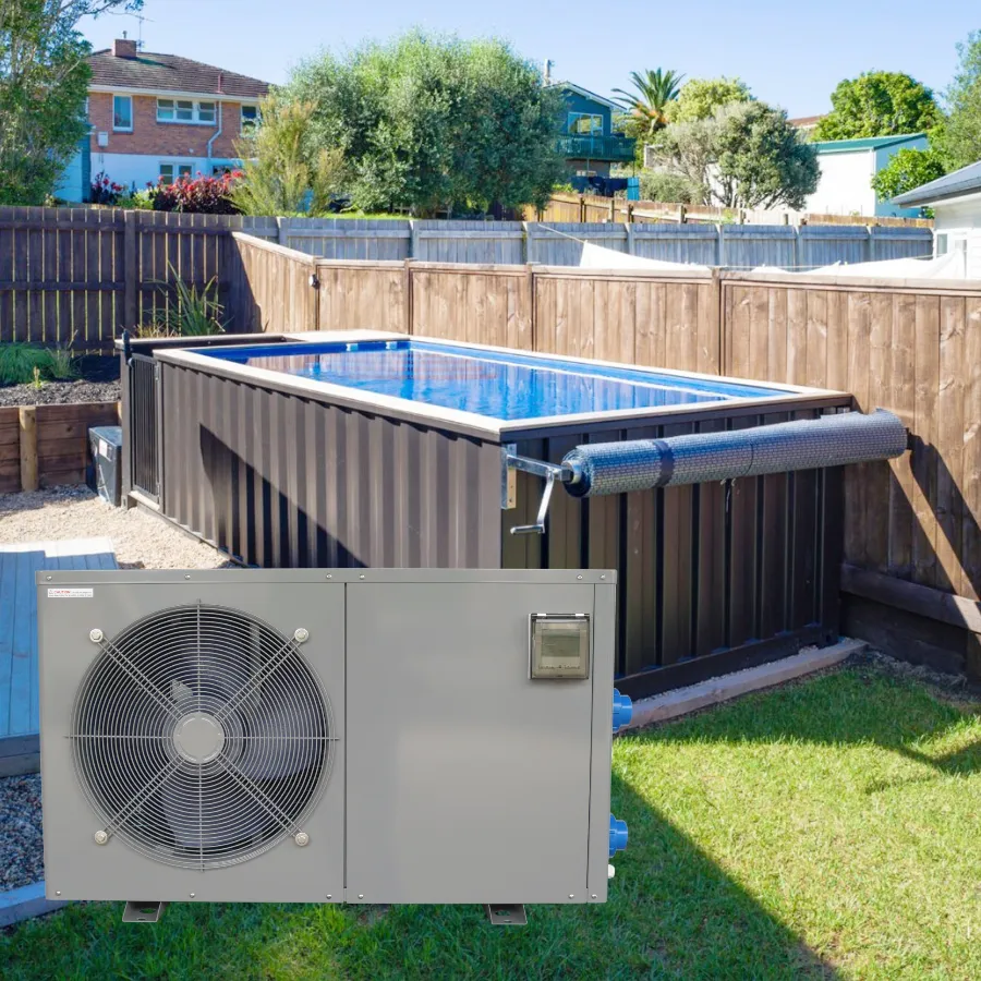 R32 R410a PV солнечная система источник воздуха для воды тепловой насос для бассейна спа нагреватель Wi-Fi приложение управления нагревательный охладитель