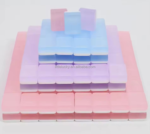 2026 Ensemble de tuiles de mahjong en acrylique, série Jelly Tiles, fabriquées à la main, pour la collection de loisirs et de divertissement domestique et les cadeaux - Product Image 3