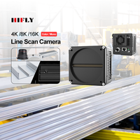 Caméra industrielle de numérisation linéaire HIFLY 10GigE Machine Vision 50KHz 8K 8192x3 couleurs pour la surveillance de sécurité