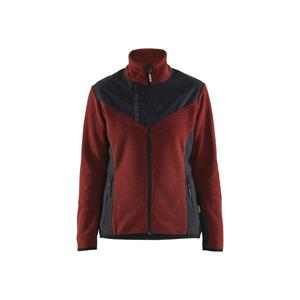 BLAKLADER - 594325365999XS Veste tricotée pour femme Softshell Burned red/Black - EAN 7330509858226 WORK JACKETS - Product Image 1