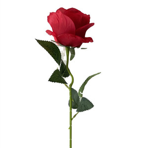 Fiore di Rosa Artificiale a Stelo Singolo all'Ingrosso per Decorazione di Matrimoni <span class=keywords><strong>e</strong></span> San Valentino - Product Image 4