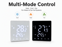 Interruptor Táctil WiFi para Hogar Inteligente OCY, Control por Voz con la Aplicación Tuya, Panel de PC Esmerilado, Termostato, Interruptores de Pared