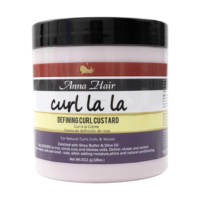 Crème Coiffante Professionnelle Hydratante Longue Durée au Beurre de Karité et Huile d'Olive pour Boucles Définies et Brillance