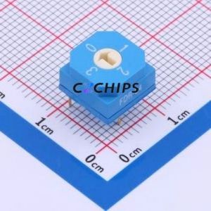 FDR-04 Rotary Encoder Through hole Component (THT),10x10mm Switch - Product Image 1