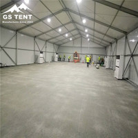 Grande tente de réception blanche imperméable de haute qualité, tente de stockage industrielle, hangar imperméable