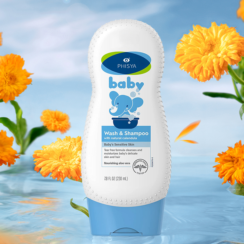 ORANGLES Private Label Wholesale Baby Wash & Shampoo – Mild Tear-Free 2-in-1 Cleanser for Sensitive Baby Skin - high resolution display - Image 2 of 4 | perfect for office | California | Free Shipping ORANGLES
