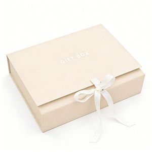 Caja de Regalo Rígida Estilo Sobre para Empaque de Productos de Cuidado de la Piel, Personalizable con Cierre de Cinta y Logotipo, Fabricante, Superventas - Product Image 1