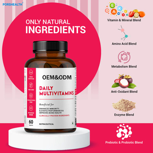 Multivitamínico Diario Personalizado al por Mayor para Mujeres, Productos de Belleza, Hierro, <span class=keywords><strong>Biotina</strong></span>, Probióticos, Enzimas, Superalimentos en Cápsulas, Refuerzo Inmunológico - Product Image 2