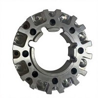 Bride et engrenage en acier moulé sous pression en alliage usiné CNC de haute précision sur mesure pour pièces de rechange industrielles